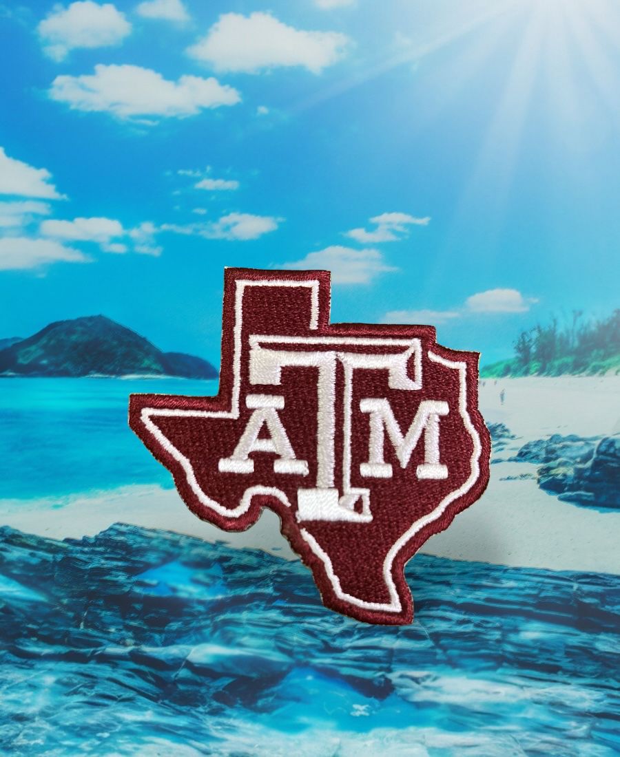 WhatsApp Image 2025-10-10 at 10.31.25 PM (2) Texas A&M Aggies Embroidery Patch - Image 1