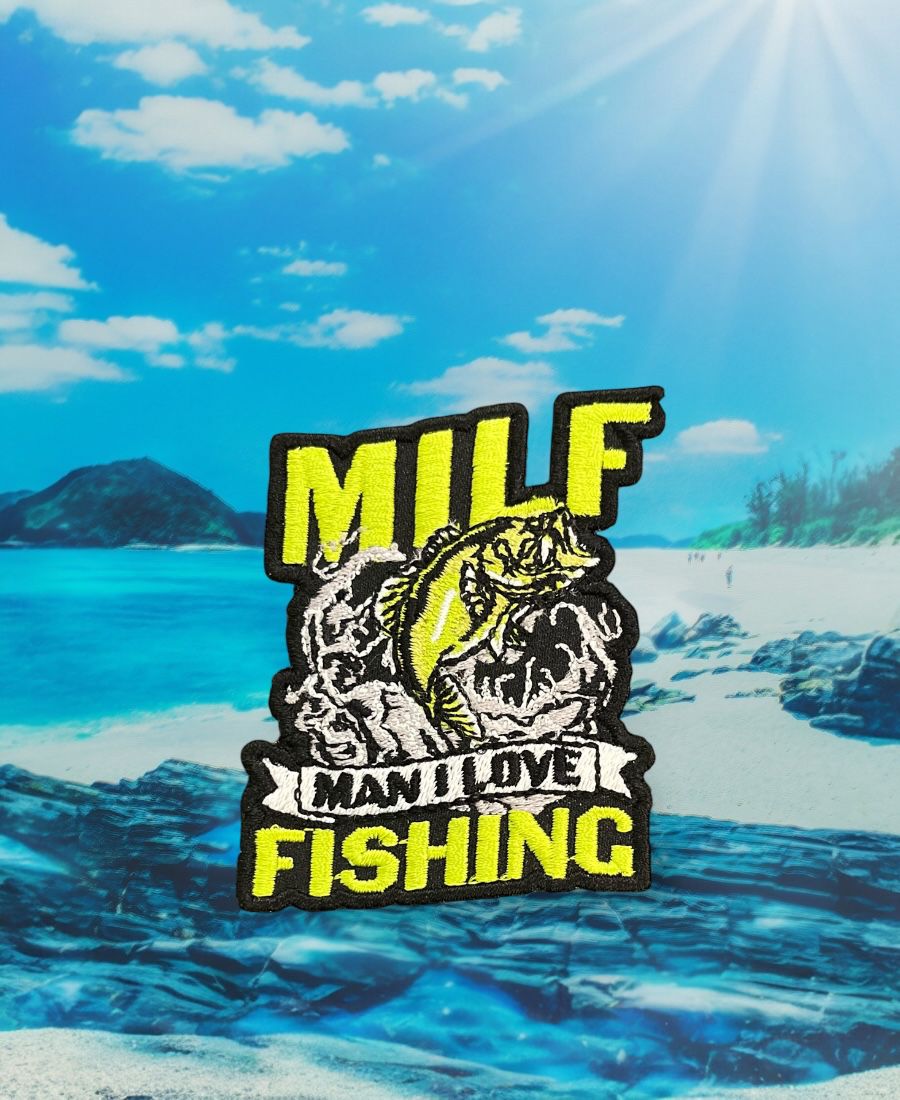 WhatsApp Image 2025-10-10 at 12.11.57 PM (3) Man I Love Fishing Embroidery Patch - Image 1