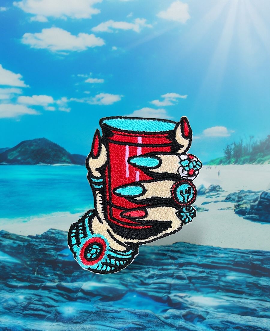 WhatsApp Image 2025-10-10 at 12.11.57 PM Red Solo Cup Embroidery Patch - Image 1