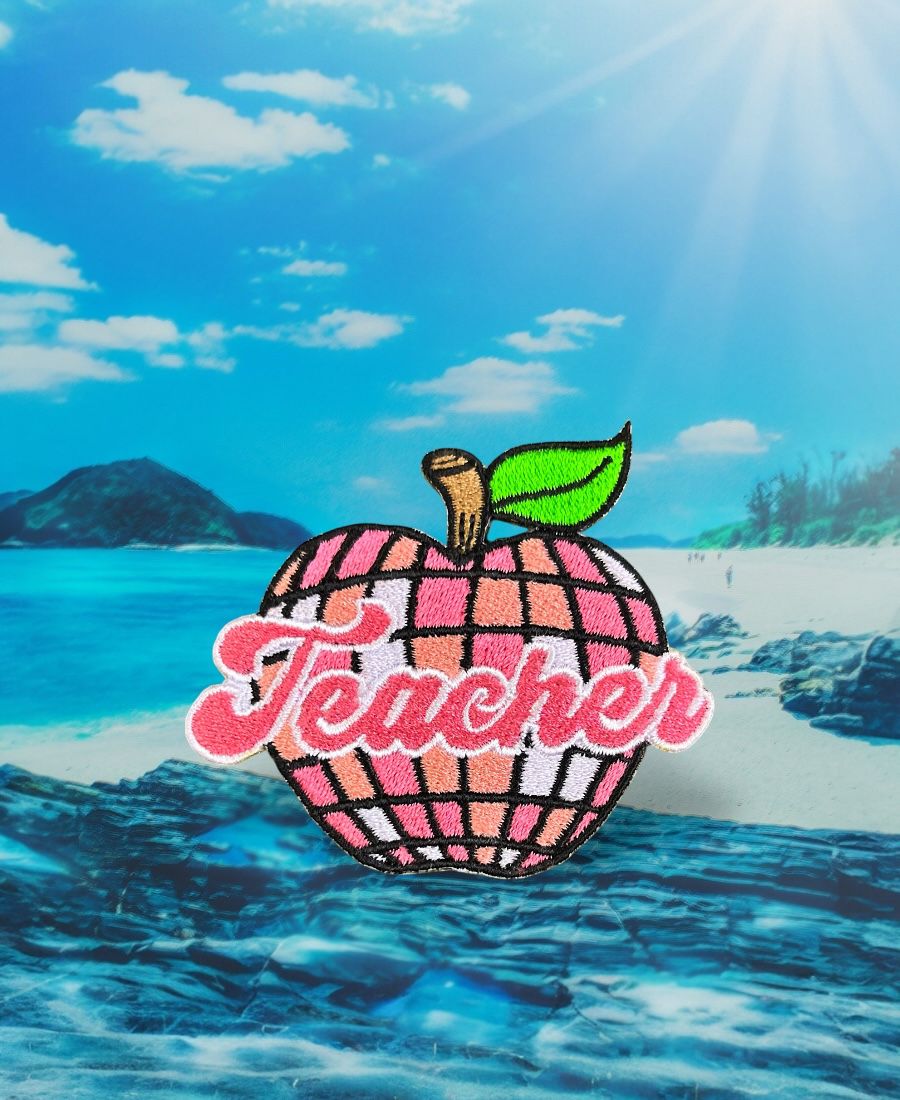 WhatsApp Image 2025-10-11 at 3.58.40 AM (1) Apple Disco Embroidery Patch - Image 1