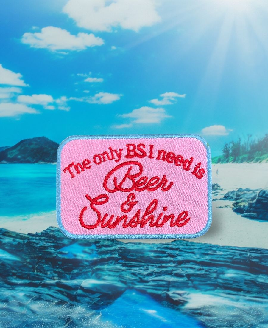 WhatsApp Image 2025-10-11 at 3.58.40 AM (2) Beer & Sunshine Embroidery Patch - Image 1