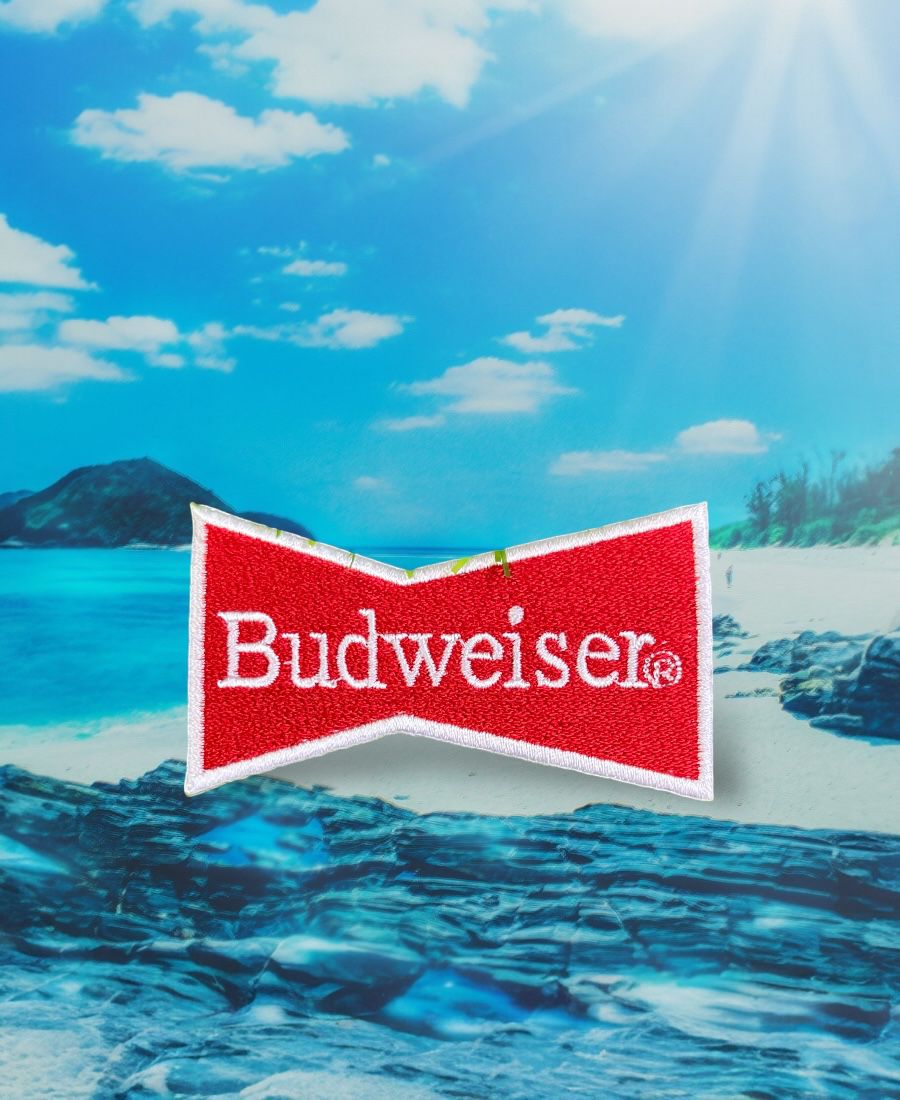 WhatsApp Image 2025-10-11 at 3.58.44 AM (1) Budweiser Embroidery Patch - Image 1