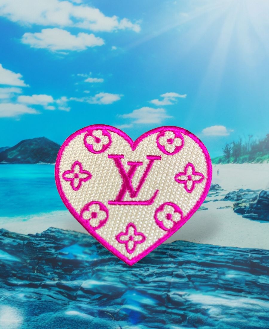 WhatsApp Image 2025-10-12 at 6.14.38 PM (4) LV Heart Embroidery Patch - Image 1
