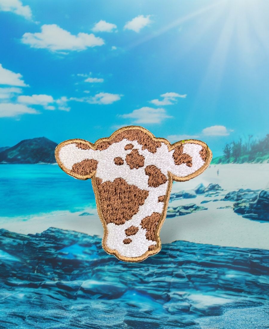 WhatsApp Image 2025-10-12 at 8.20.26 PM (3) Cow Head Print Embroidery Patch - Image 1