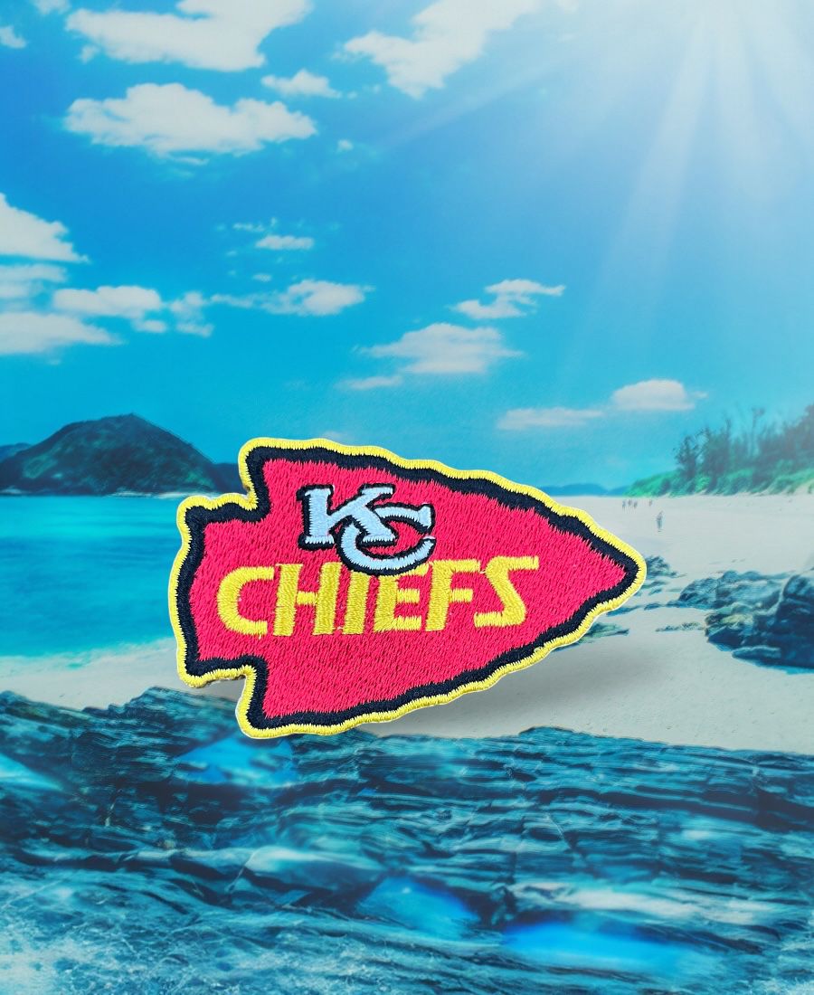 WhatsApp Image 2025-10-13 at 3.41.21 AM KC Chiefs Arrows Embroidery Patch - Image 1