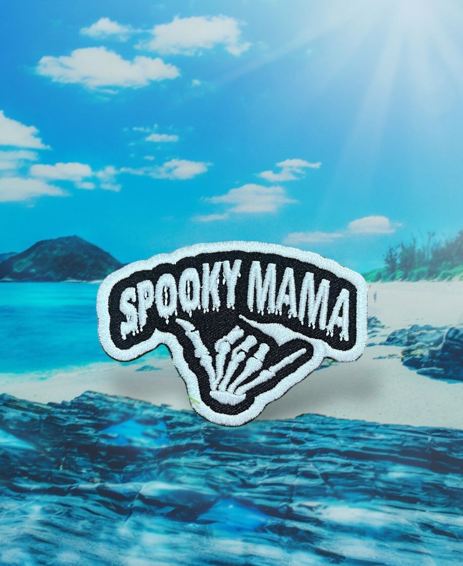 WhatsApp Image 2025-10-15 at 11.28.09 AM (3) Spooky Mama Embroidery Patch - Image 1