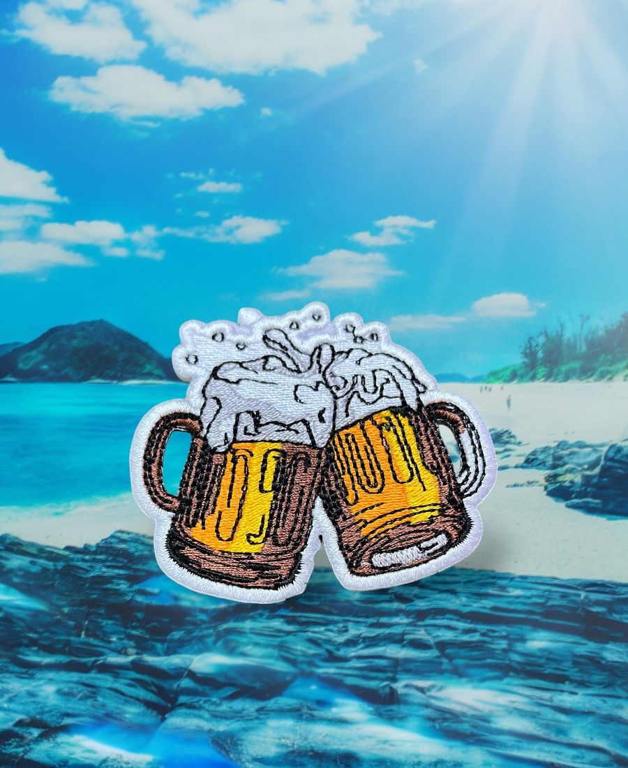 WhatsApp Image 2025-10-15 at 8.10.25 AM Labor Beer Lovers Embroidery Patch - Image 1