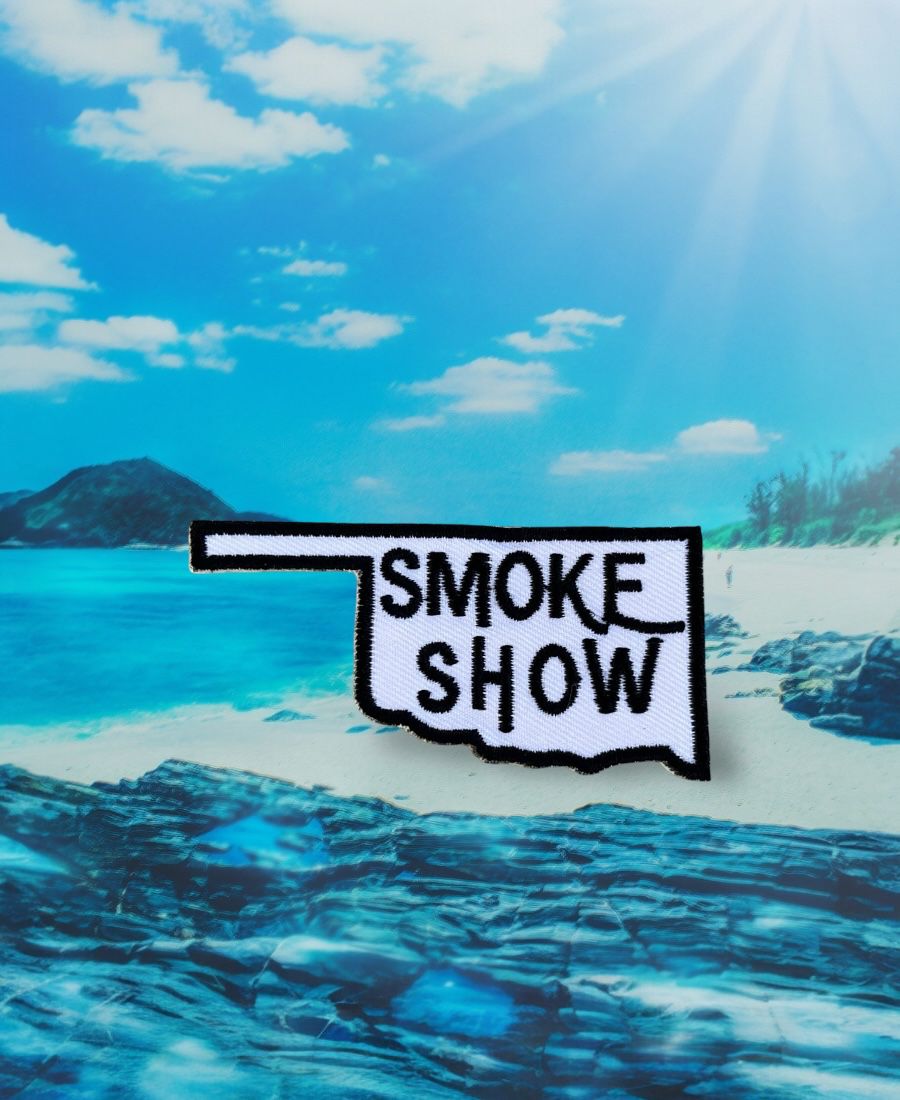 WhatsApp Image 2025-10-16 at 11.29.02 AM (1) Smoke show Embroidery Patch - Image 1