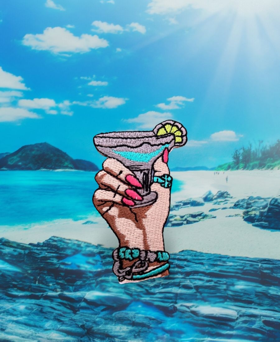 WhatsApp Image 2025-10-16 at 11.41.39 AM (3) Cowboys Margarita Embroidery Patch - Image 1