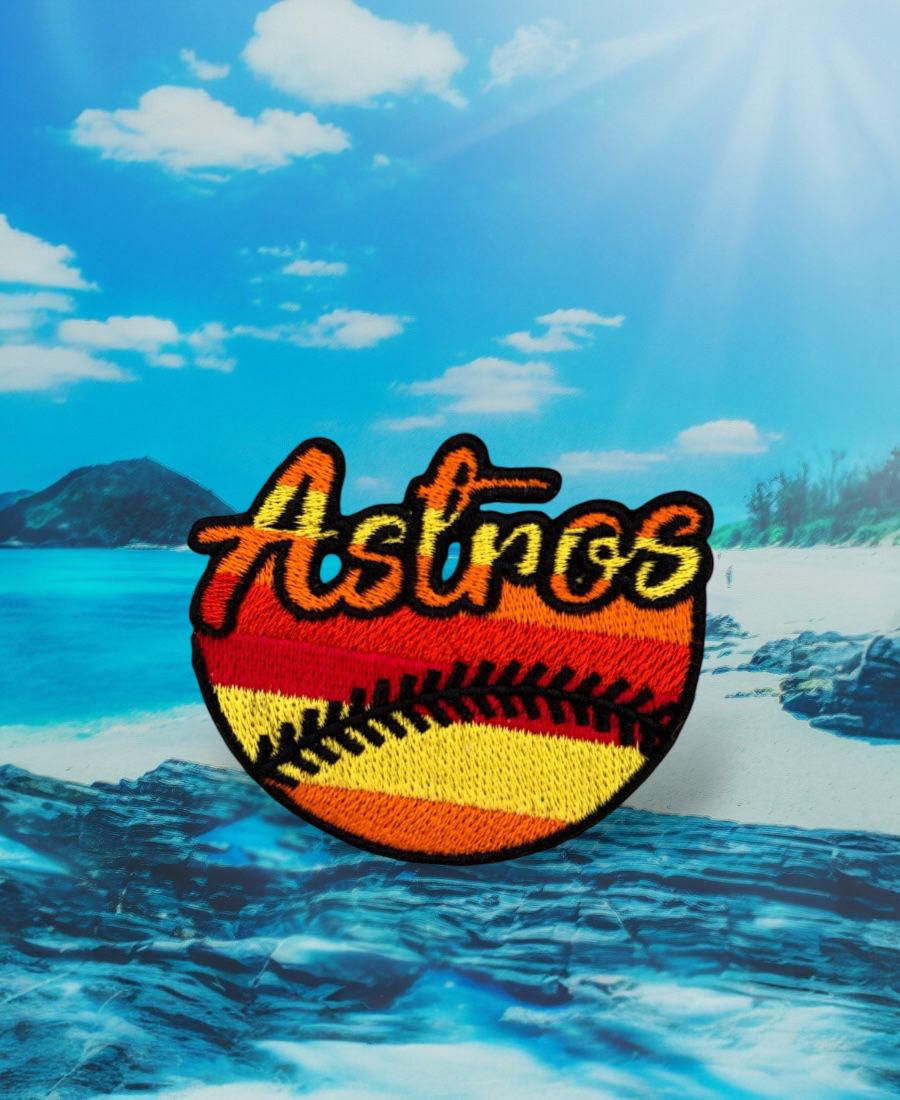 WhatsApp Image 2025-10-16 at 11.41.39 AM Astros Baseball Embroidery Patch - Image 1