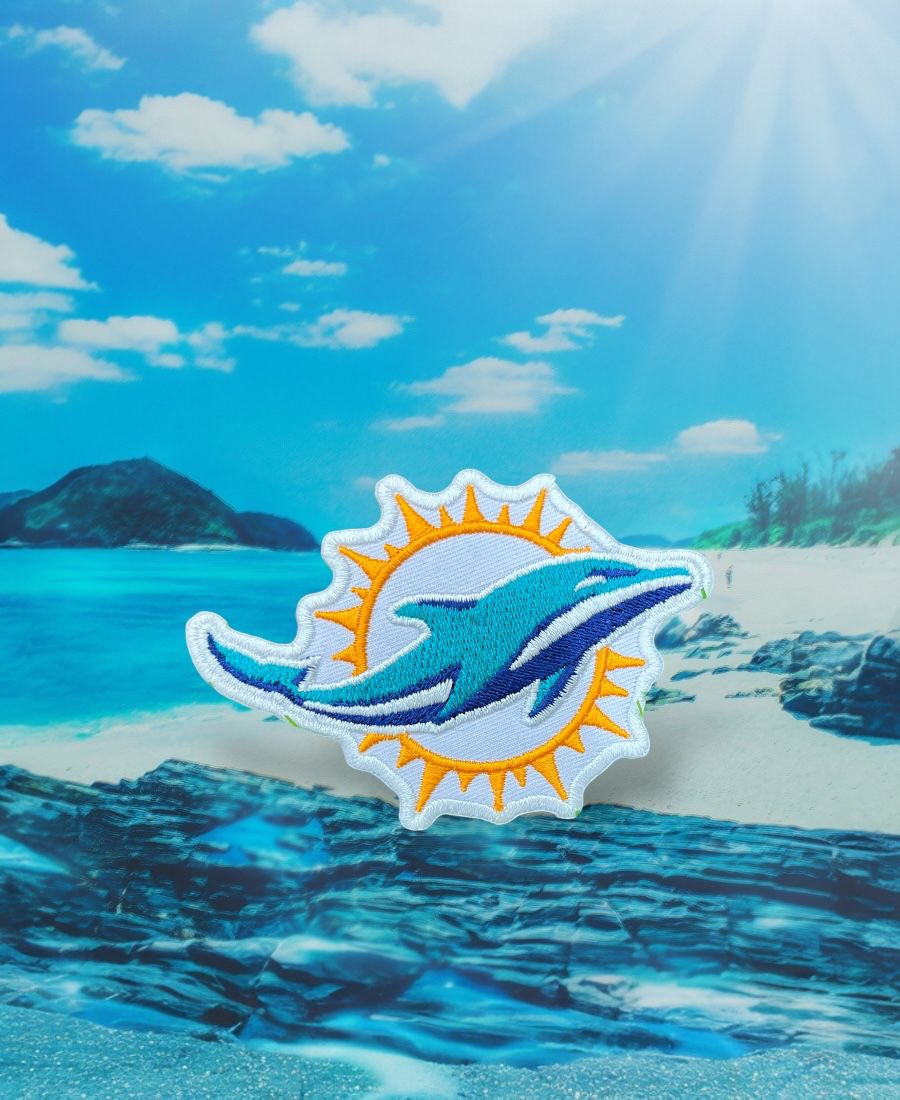 WhatsApp Image 2025-10-16 at 9.13.41 AM (2) Miami Dolphins Embroidery Patch - Image 1