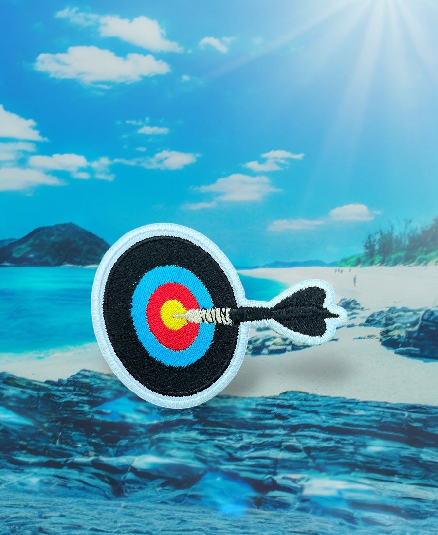 WhatsApp Image 2025-10-16 at 9.13.41 AM Archery Target Embroidery Patch - Image 1