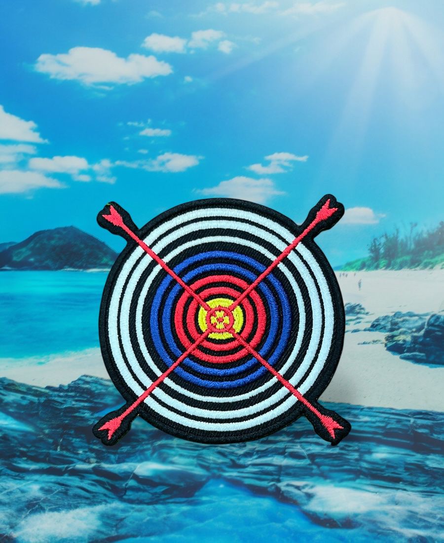 WhatsApp Image 2025-10-19 at 10.03.07 AM (1) Archery Mini Target Embroidery patch - Image 1