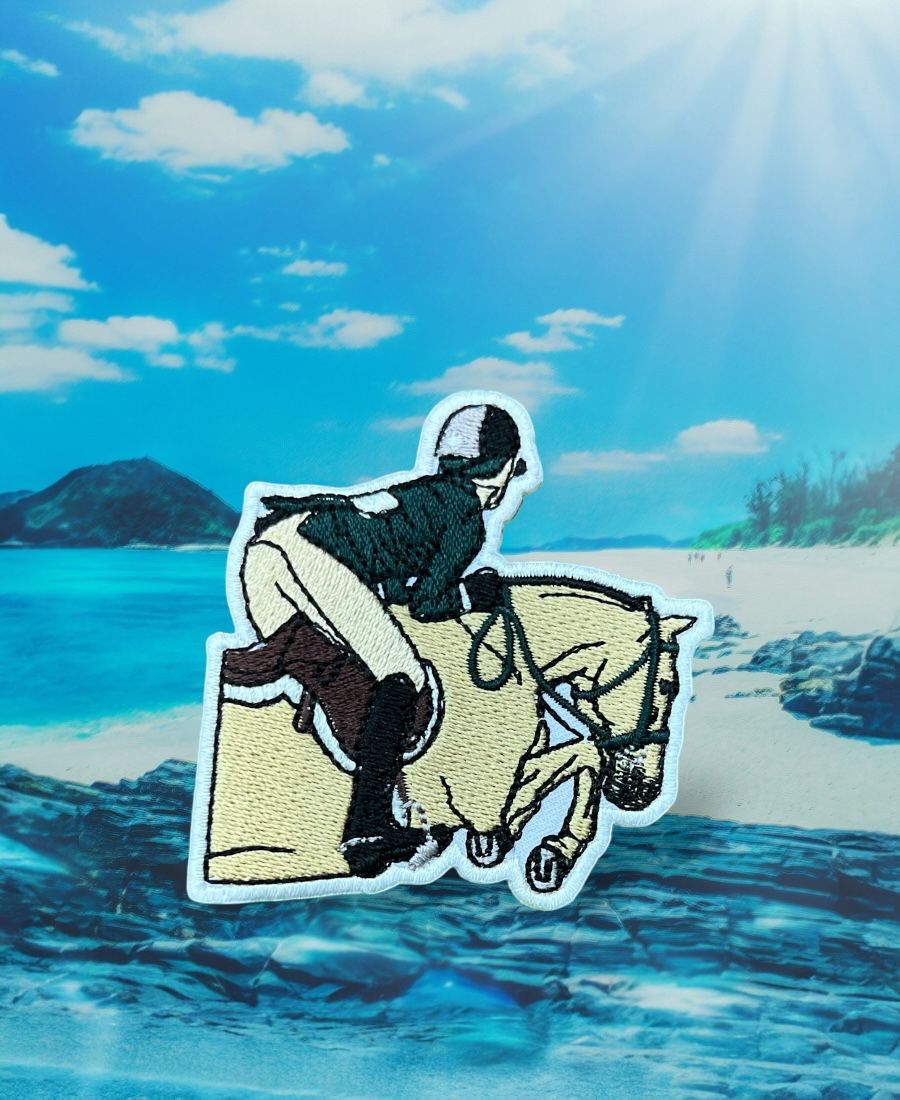 WhatsApp Image 2025-10-19 at 10.03.11 AM (1) Horse Riding Hunt Embroidery patch - Image 1