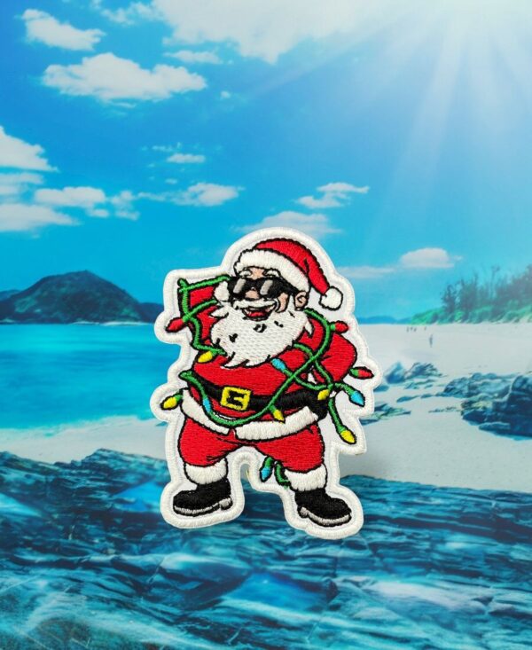 Cool Santa Claus Embroidery Patch