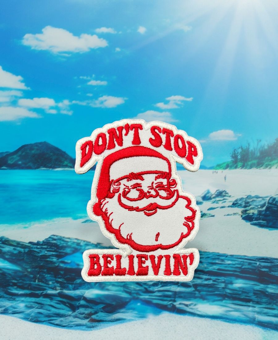 WhatsApp Image 2025-11-10 at 1.41.51 PM (2) Don't Stop Believin Embroidery Patch - Image 1