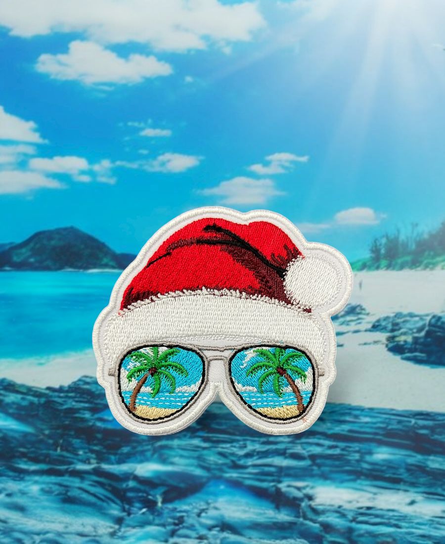 WhatsApp Image 2025-11-10 at 1.41.51 PM (3) Christmas In Summer Embroidery Patch - Image 1